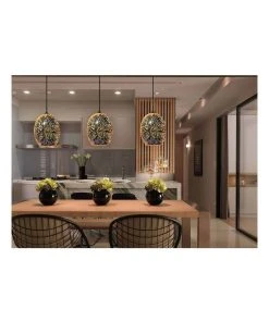 Brand new ❤️ Lexi Lighting Moravian Glass Oval Pendant Light Chrome ✨ -Deals Home Décor Store 807543640 3 720x928