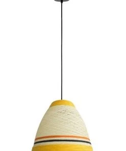 Discount 🤩 Lexi Lighting Jane Paper Pendant Light Yellow ✔️