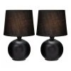 Wholesale 🔔 Lexi Lighting Louis Ceramic Modern Round Table Lamp Set Of 2 ❤️