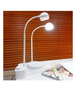 Coupon 🎁 Lexi Lighting Inbuilt LED Touch Button Gooseneck Desk Lamp - Dual Power 💯 -Deals Home Décor Store 807552730 6 720x928