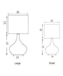 Flash Sale ⭐ Lexi Lighting Atley Metal Touch Table Lamp Large 🧨 -Deals Home Décor Store 807552820 7 720x928