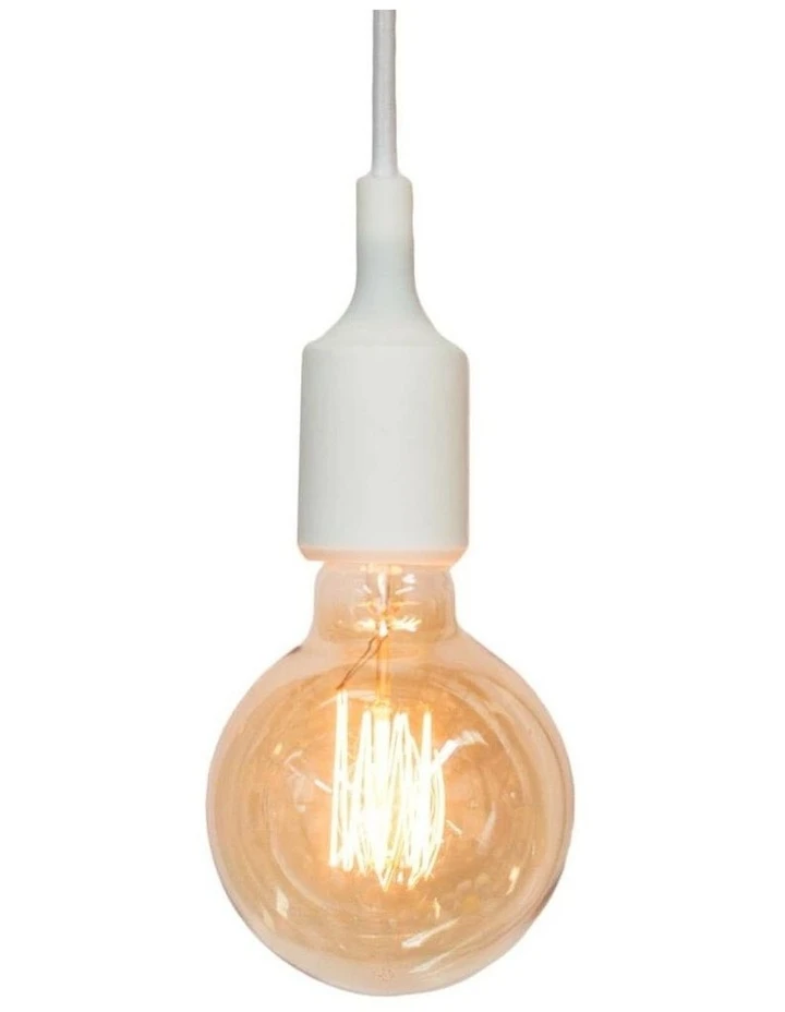 Outlet ✔️ Lexi Lighting Colour Silicone Ceiling Pendant Light White ✔️ 1 Outlet ✔️ Lexi Lighting Colour Silicone Ceiling Pendant Light White ✔️