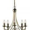 New 🌟 Lexi Lighting Zanzibar Chandelier Light Antique Brass ❤️