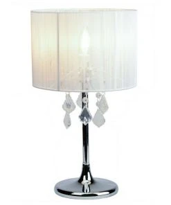Deals β¨ Lexi Lighting Paris Crystal Table Lamp White π