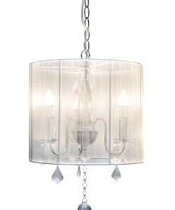 Cheapest ✔️ Lexi Lighting Paris Crystal Chandelier Pendant Light White 😍