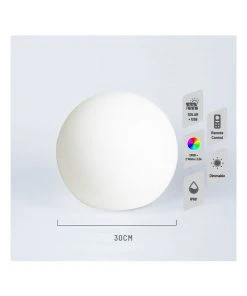 Best deal 🔥 Lexi Lighting LED Mood Light Ball 30CM Solar DC Power ✔️ -Deals Home Décor Store 807561640 5 720x928