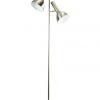 Best Pirce 🎁 Oriel Lighting Vespa Twin Floor Lamp Brushed Chrome 🎁