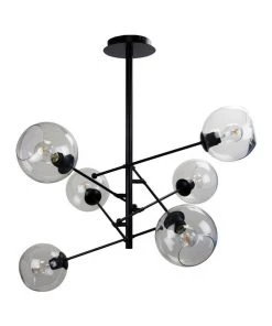 Flash Sale 😉 Oriel Lighting Ripley.6 Amazing 6-Light Satellite Pendant Light Black 😀