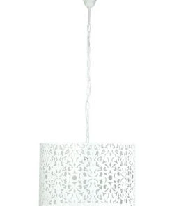 Best Pirce 🔔 Oriel Lighting Vicky 45cm Pendant Light White 🎁