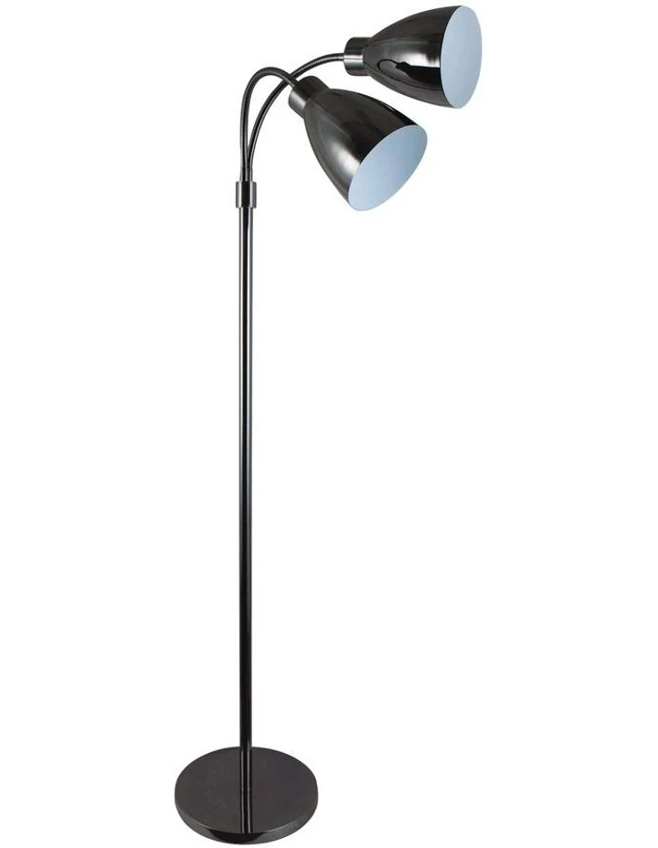 Discount 🎁 Oriel Lighting Retro Twin Floor Lamp Gunmetal 🤩 1 Discount 🎁 Oriel Lighting Retro Twin Floor Lamp Gunmetal 🤩