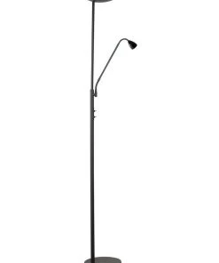 Cheap ✨ Oriel Lighting Up2 Led Mother and Child LED Floor Lamp Black ✨