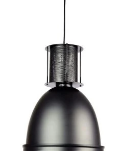 Coupon ⌛ Oriel Lighting Bay Black Industrial Single Pendant Light Large ⭐