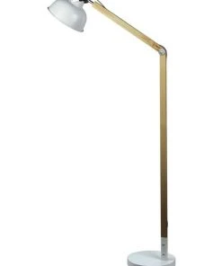 Deals ✨ Oriel Lighting Steam Scandustrial Floor Lamp White 🔥