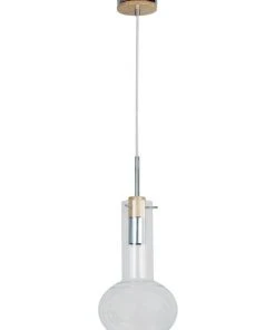 Best Sale ✨ Oriel Lighting 19cm Holbeck Scandinavian Glass Pendant Light ⭐