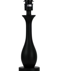 Promo 🧨 Oriel Lighting Barton Matt Table Lamp Base Only Black 🥰