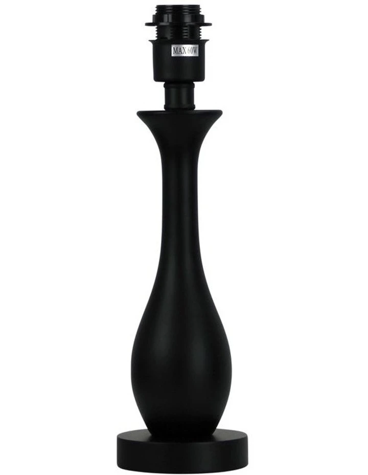 Promo 🧨 Oriel Lighting Barton Matt Table Lamp Base Only Black 🥰 1 Promo 🧨 Oriel Lighting Barton Matt Table Lamp Base Only Black 🥰