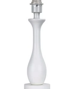 Best reviews of ⭐ Oriel Lighting Barton Matt Table Lamp Base Only White ✔️