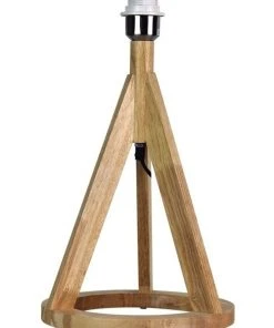Outlet 😉 Oriel Lighting Stabb Timber Tripod Table Lamp Base ⭐