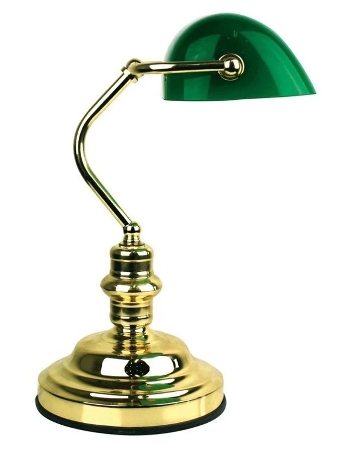 Cheap π Oriel Lighting Banker's Touch Table Lamp Brass/ Dark Green π 1 Cheap π Oriel Lighting Banker's Touch Table Lamp Brass/ Dark Green π