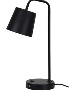 Buy ✨ Oriel Lighting Henk Desk Lamp with USB Black ✨