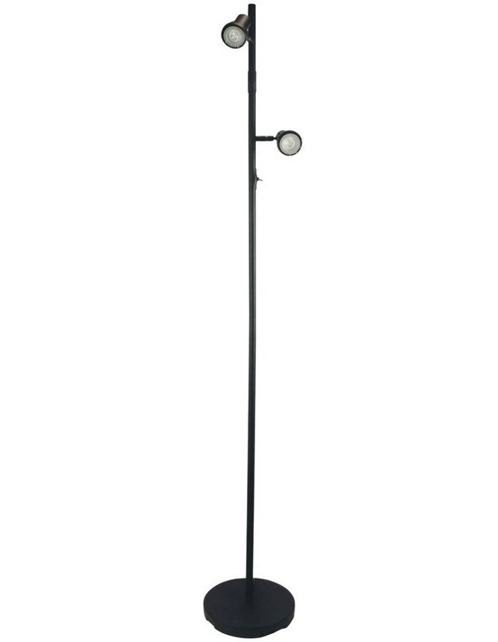 Outlet π― Oriel Lighting Daxam LED Twin Floor Lamp Black β 1 Outlet π― Oriel Lighting Daxam LED Twin Floor Lamp Black β