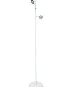 Outlet 🔥 Oriel Lighting Daxam LED Twin Floor Lamp White ✨
