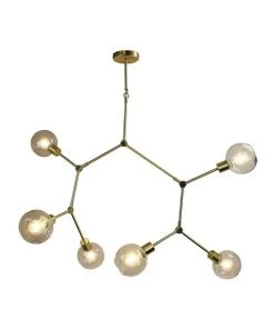 Flash Sale 🎉 Oriel Lighting Padua Contemporary Clear Glass Pendant Light Satin Brass ⭐