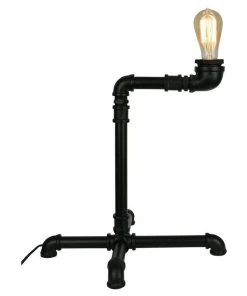 Outlet 💯 Oriel Lighting Bardway Pipe Table Lamp Base ⌛