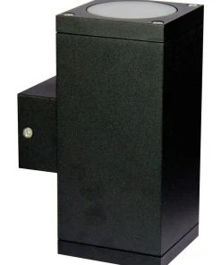 New ⭐ Oriel Lighting Kube Twin Exterior Light Black 🥰