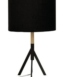 Buy ⭐ Oriel Lighting Micky Complete Table Lamp Black ⌛