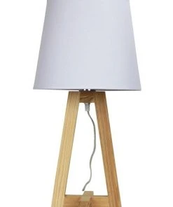 New 🎉 Oriel Lighting Edra Scandinavian-Style Table Lamp White ⌛