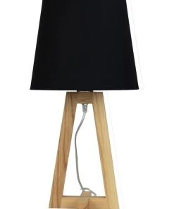 Discount 😀 Oriel Lighting Edra Scandinavian-Style Table Lamp Black 😍