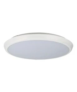 Outlet 🧨 Oriel Lighting Kore LED Dimmable Ceiling Light 40cm White 🛒