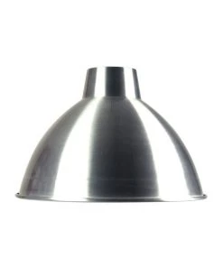 Coupon ⌛ Oriel Lighting Yard Industrial Style Shade 47cm Polished Aluminium 🥰