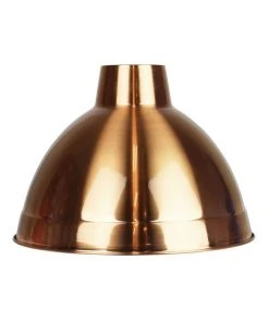 Hot Sale ⌛ Oriel Lighting Yard Industrial Style Shade 35cm Brushed Copper 🔔