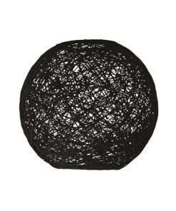 Discount ❤️ Oriel Lighting Kono DIY Flush Mount Lamp Shade Only Black 60cm 🎉