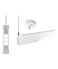 Hot Sale 🤩 Oriel Lighting Slate Contemporary LED Pendant Light White 💯