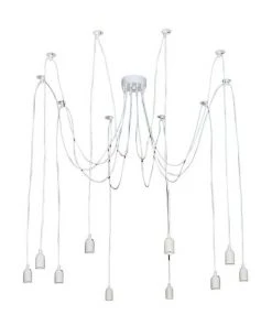 Cheapest ✨ Oriel Lighting Philly Ten Light Suspension Pendant Light White ✔️