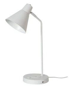 Wholesale ❤️ Oriel Lighting Targa Desk Lamp with USB and Wireless Charging White ⌛