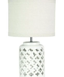 New ✨ Oriel Lighting Casbah Moorish Table Lamp White 🔥
