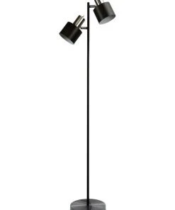 Best deal 🌟 Oriel Lighting Ari Twin Floor Lamp Brushed Chrome ✔️
