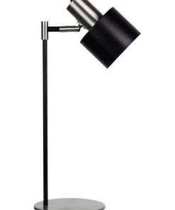 Budget 🤩 Oriel Lighting Ari Scandustrial Table Lamp Brushed Chrome ⭐