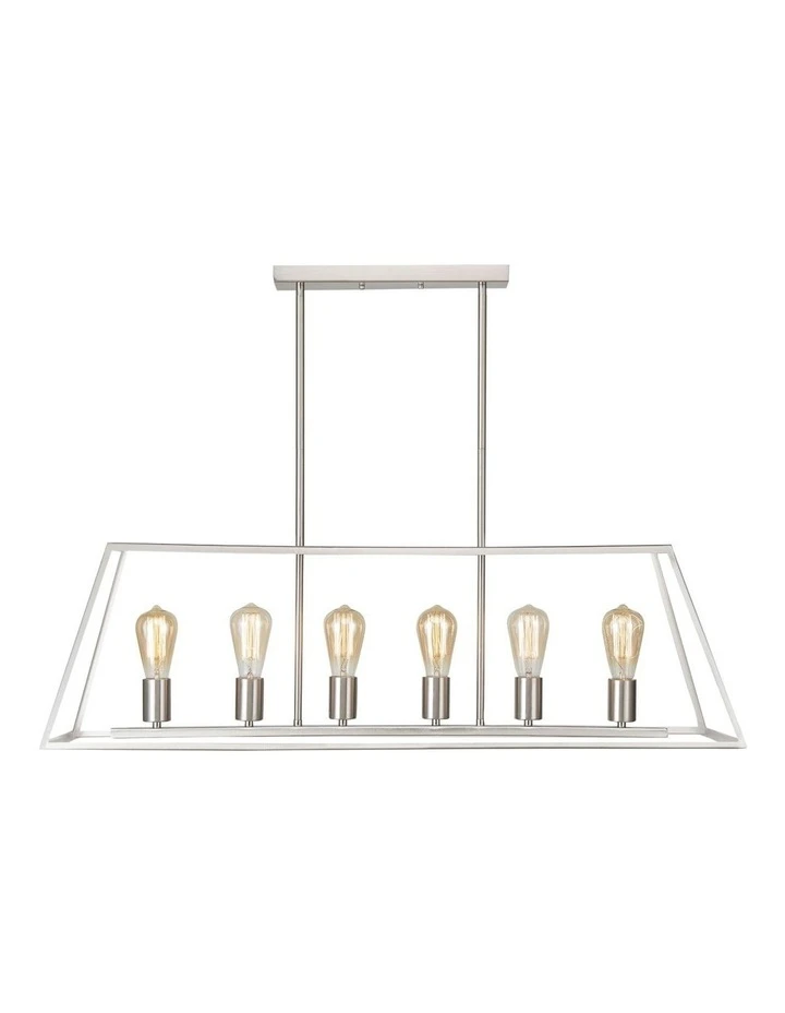Wholesale β¨ Oriel Lighting Southport.100 6-Light 100cm Urban Retro Pendant Light Brushed Chrome π 1 Wholesale β¨ Oriel Lighting Southport.100 6-Light 100cm Urban Retro Pendant Light Brushed Chrome π
