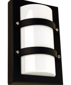 Flash Sale 🛒 Oriel Lighting Trio Mini Exterior Bulkhead Light Black ⭐
