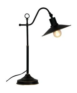 Discount ⭐ Oriel Lighting Boston Table Lamp Rubbed Bronze ⭐