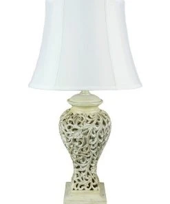 Best reviews of 💯 Oriel Lighting Devana Floral Cut Complete Table Lamp 🎉