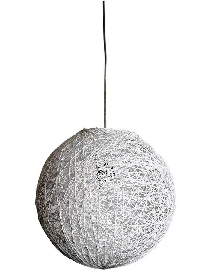 Promo π Oriel Lighting Cocoon White Spun Cotton Pendant Shade Only 40cm βοΈ 1 Promo π Oriel Lighting Cocoon White Spun Cotton Pendant Shade Only 40cm βοΈ