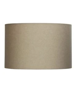 Cheap ⭐ Oriel Lighting 40cm Lamp Drum Shade - Canvas Burlap 🤩