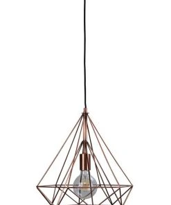 Best Pirce 😀 Oriel Lighting Lenox.38 Antique Copper Wire Pendant 🧨
