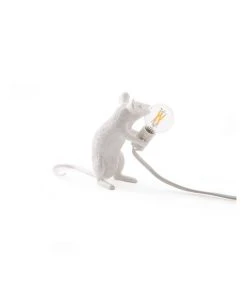 Top 10 ❤️ Seletti Mouse Lamp Sitting - White ⭐ -Deals Home Décor Store 807656230 4 720x928